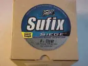 NEW Sufix Siege 8 lb CLEAR Monofilament Fishing Line 3000 YD Spool