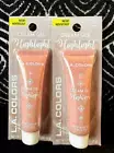 2pk LA COLORS JASMINE FLOWER C37241 PEACH CREAM GEL SMOOTH BLENDABLE HIGHLIGHTER