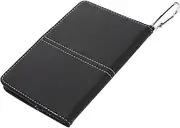 Abaodam Golf Score Record Book Holder Pu Golf Scorekeeping Supply for Competitions Practice Elegant Design Pencil for Men