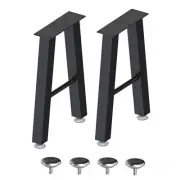 Bench Legs Black Metal,Coffee Table Legs 16 Inch,End Table Legs,Metal Iron