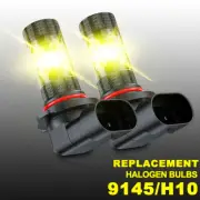 For Honda CR-V 2005-2006 2X Golden Yellow 9006 LED Fog Light Bulb Lamp 3000K 80W (for: Honda)