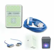 20X 4 USB PORT HUB WALL ADAPTER+6FT CABLE CHARGER DATA BLUE FOR IPHONE IPOD IPAD
