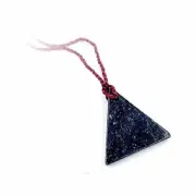 Irish Kilkenny MarbleTriangular-Shaped Wishing Stone Pendant by J C Walsh & Son