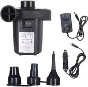 Electric Air Pump, Portable Quick Fill AC Inflator Air Pump with 3 Nozzles, 110V