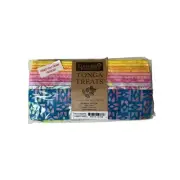 New Tonga Treats Batik Fabric Squares 40 pcs 10" Diamonds In The Rough