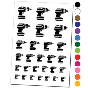 Hand Power Drill Craftsman Tool Temporary Tattoo Water Resistant Set Collection