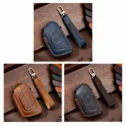 Leather Remote Key Fob Cover Case Holder For 2021-up Cadillac Escalade Keyless