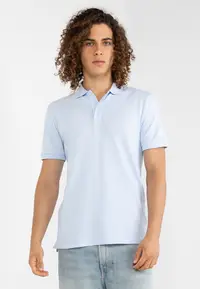 在飛比找ZALORA購物網優惠-Solid Pique Polo Shirt