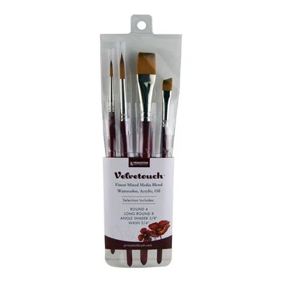Princeton Velvetouch 4Pc Professional Set 100