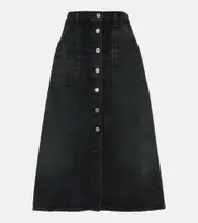 [Citizens of Humanity] Citizens of Humanity Denim midi skirt 28 black