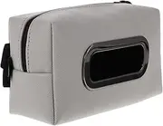 Luxshiny Car Visor Tissue Holder Flexible Leather Design Portable Napkin Organizer for Car Trucks Boats Suvs Stylish Storage for Tissues and Napkins