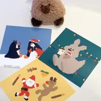 在飛比找蝦皮購物優惠-韓國 Dingfoot Christmas 明信片ver.2