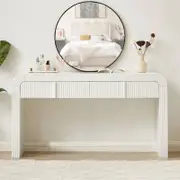 Ariel White Console Table