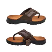 Audrino Rapelli Mike Mens Sandals Leather Upper Thong Footbed Sandal Light