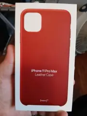Apple Leather Case for iPhone 11 Pro Max - (PRODUCT)RED