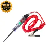 Car Digital Electric Test Pen 6V-12V-24V DC Circuit Tester Light with Wire
