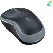 Wireless USB Silver Mouse M185 - Ergonomic Design with Optical Precision