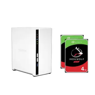 【QNAP 威聯通】搭希捷 4TB x2 ★ TS-233 2Bay NAS 網路儲存伺服器