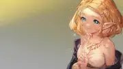 Anime girls simple background zelda the legend of zelda Playmat Gaming Mat Desk