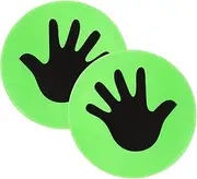 WOONEKY 1 Pair Football Training Sign Discs Soccer Marking Pads for Agility Drills Material Bright Color Design for Sports Practice and Gym Class Activities