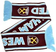 West Ham United FC Crest Jacquard Scarf