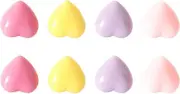NAMOARLY 8Pcs Heart Shaped Decorative Push Pins Multi Function Thumb Tacks with Design for Office School and Home Use for Photos and Posters Random Color