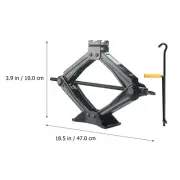 Wind Up Scissor Jack Lift For Auto Car Van handle Speed Garage Emergency 2.5T