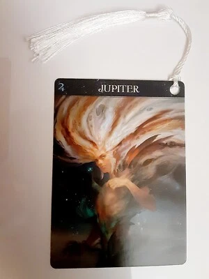 Zodiac JUPITER"Roman God" Bookmark Astrology Oracle Card Gift Purified&Charged