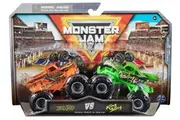 Monster Jam: 1:64 Scale Diecast 2-Pack - Bog Hog vs. King Sling