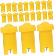 ERINGOGO 100Pcs Eyelash Bottle Needles Clogging Replacement Tips for Bottles Durable Essential Eyelash Extension Tools