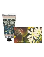 [English Soap Company] Jasmine and Peach Hand Cream and Soap Bundle