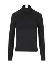 Long-sleeved sweater with vertical collar IT40,IT42,IT38 black