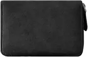 [KXUISDUJ] Card Holder Men's Card Holder Card Holder Card Holder Wallet Flip Fur File Bag (Color : Black, Size, As the picture shows, Black