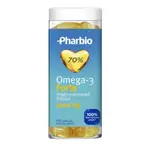 【臺灣優選】 瑞典 PHARBIO 高純度高含量OMEGA3   深海魚油DHA 120粒