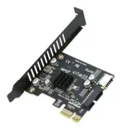 PCIe to 20Pin + Type-E Internal Card, PCI-e x1 to (19+1) Pin USB 3.0 Socket