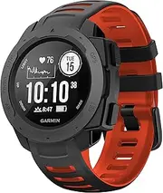 NotoCity for Garmin Instinct Band Silicone Replacement Watch Band Compatible with Garmin Instinct/Solar/Tactical