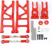RCAWD Gorgon Widen Bolded Turnbuckles Links & Rear Suspension Arms & Hub Carrier for ARRMA 1/10 Upgrades, A-Arms Linkages Tie Rods Toe Set for 1/8 Parts #ARA330751