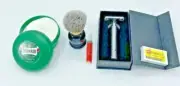 Proraso Shaving Set with(S.Soap+Feather Blades+Alum Pencil+D.Edge Razor+Brush)