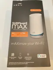 NEW Arris Tri-Band Wi-Fi 6 SURFboard Max AX6600 2,750 Sq Ft Indoor Outdoor W21