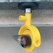 Yellow Body Mini Prism with Rain Hood and Magnetic Base for Total Station GMP104