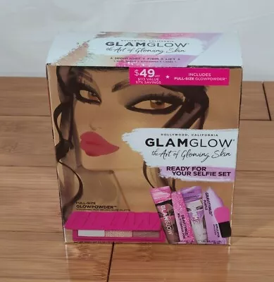 GLAMGLOW THE ART of GLOWING SKIN Ready for Your Selfie - Gravitymud - New in Box
