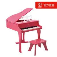 在飛比找momo購物網優惠-【德國Hape】豪華木製三角鋼琴(黑色/粉紅色/白色 可選)