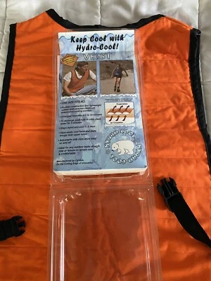 Hydro-Cooling Vest ONE SIZE FITS ALL Stay cool for hours on end.