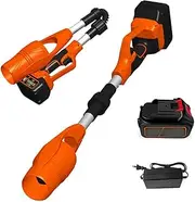 Cordless Leaf Blower,29000RPM Portable Leaf Blower,Electric Snow Blower with Battery and Charger, Wind Speeds Up to 63 M/s,Foldable Leaf Blower, for Lawn Care, Patio, Yard