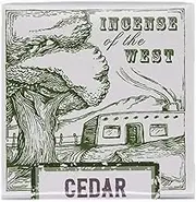 Cedar Wood Incense - 40 Bricks (Cones) - Incienso De Santa Fe