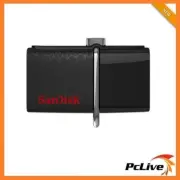 SanDisk 32GB Ultra Dual USB 3.0 Flash Drive Stick Black PC Mac Smartphone Tablet