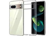 Google Pixel 7 (6.3) Ultra Slim Premium Crystal Clear TPU Gel Back Case by MEZON Shock Absorption, Wireless Charging Compatible (Pixel 7, Gel)