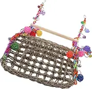 DRESSOOS Parrot Swing Toy Bird Climbing Perch Decorative Stand for Cockatiel Small Bird Toy Safe Fun Parrot Plaything