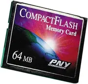 PNY 64MB 3.3V Compactflash Card