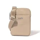 Baggallini Modern Take Two RFID Crossbody Taupe Twill